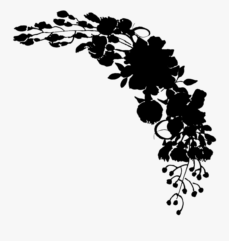Grape Black & White - Siluetas De Uvas Png, Transparent Clipart
