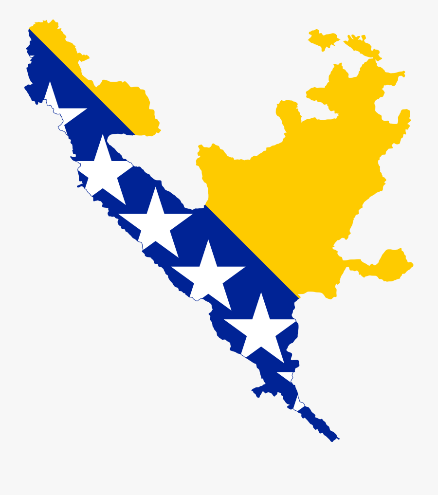 Bosnia And Herzegovina Flag Png Transparent Images - Transparent Bosnian Flag, Transparent Clipart