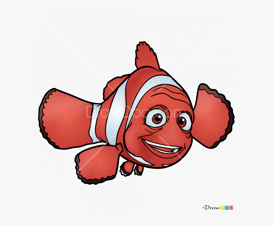 Drawing Nemo Topic - Finding Nemo Marlin Drawing, Transparent Clipart
