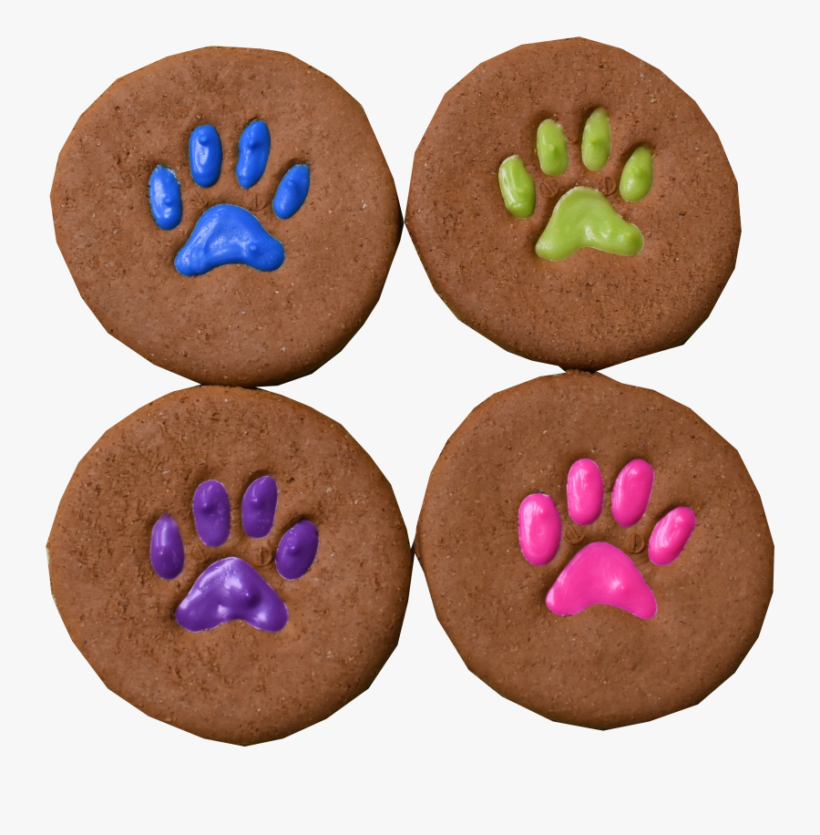 Paw Print Cookie, Transparent Clipart