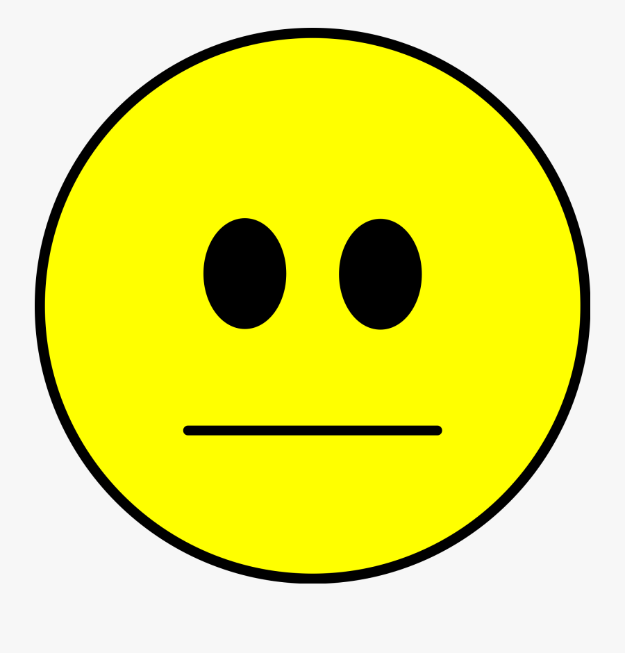 Émoticone Indifférent, Transparent Clipart