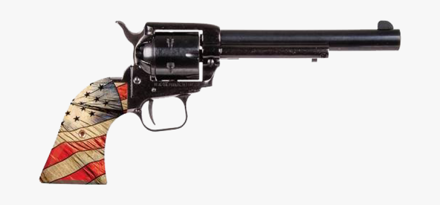 Heritage Revolver Lr Flag - 22 Revolver 6 Inch Barrel, Transparent Clipart