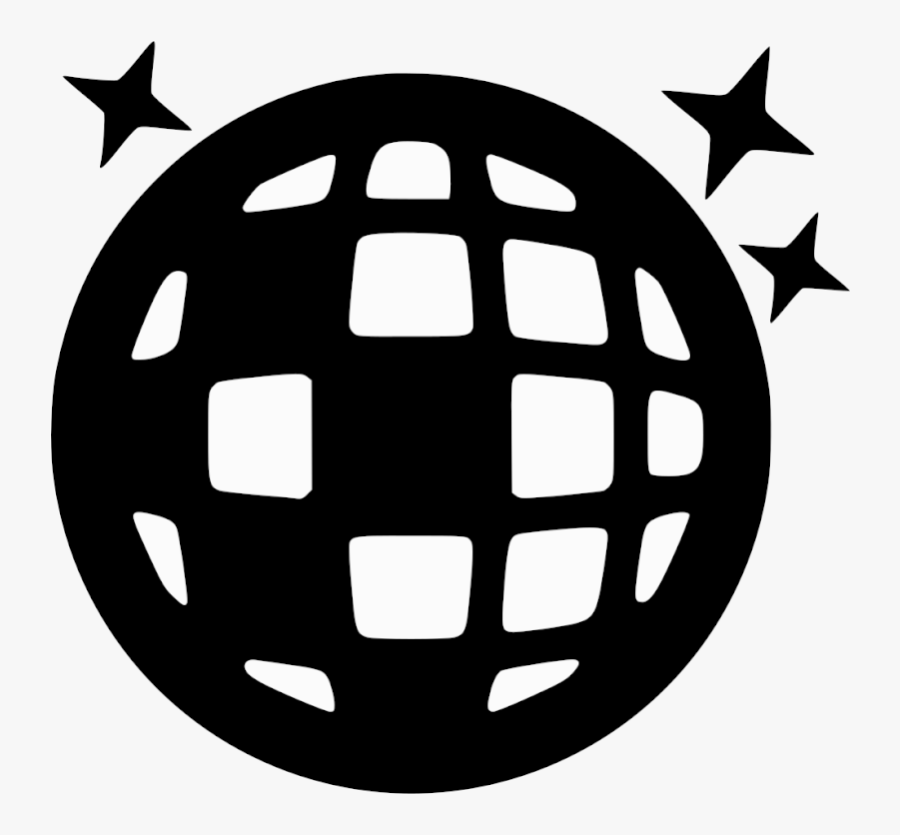 Disco Ball Music Notes File Icon Transparent Png - Disco Ball Icon Svg, Transparent Clipart