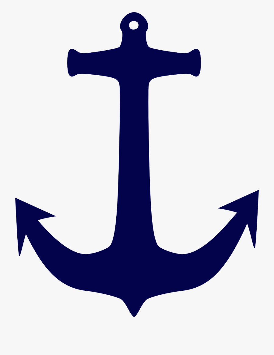Anchor Clip Art - Navy Blue Anchor Clipart, Transparent Clipart