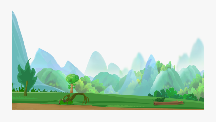 Transparent Grass And Sky Clipart - Png Road In Cartoon, Transparent Clipart