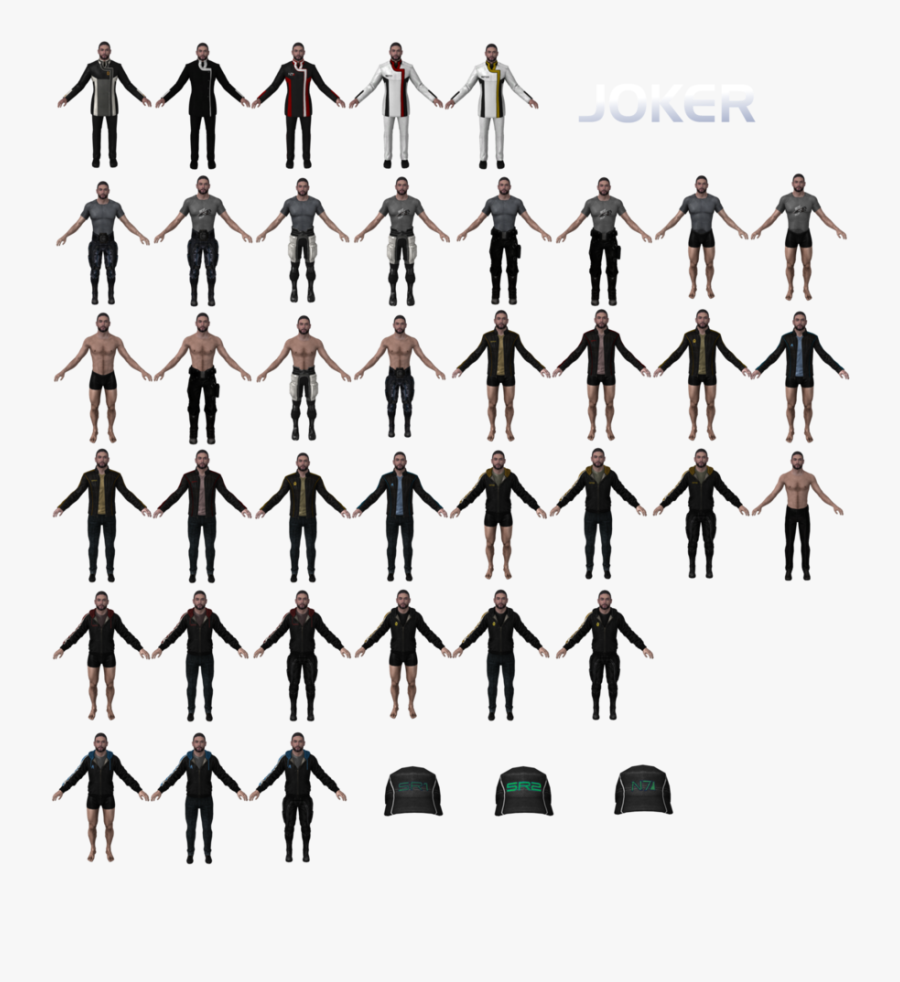 Download Joker For Free - Mass Effect Joker Xps, Transparent Clipart