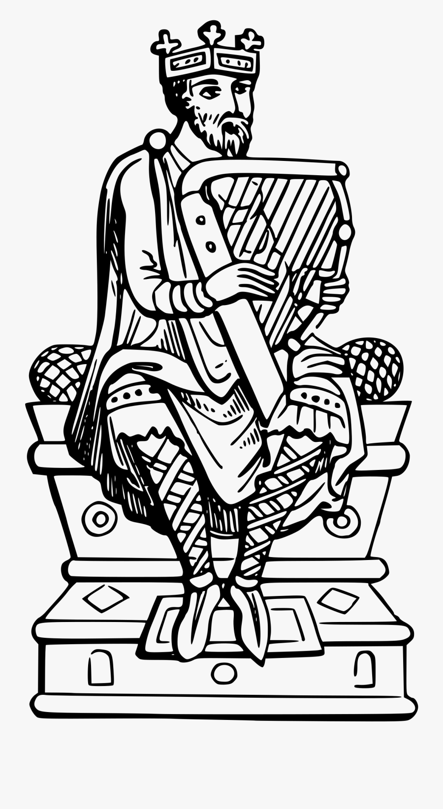 Anglo Saxon Icons Png - Minstrel Anglo Saxon, Transparent Clipart