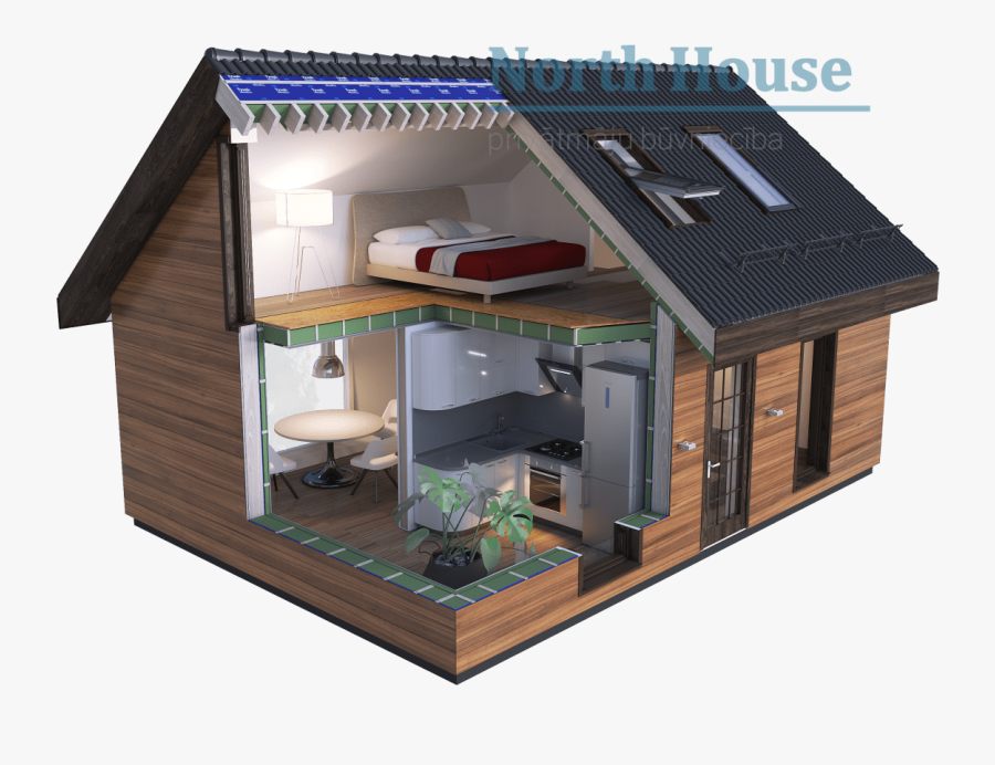 Koka Karkasa Mājas, Transparent Clipart