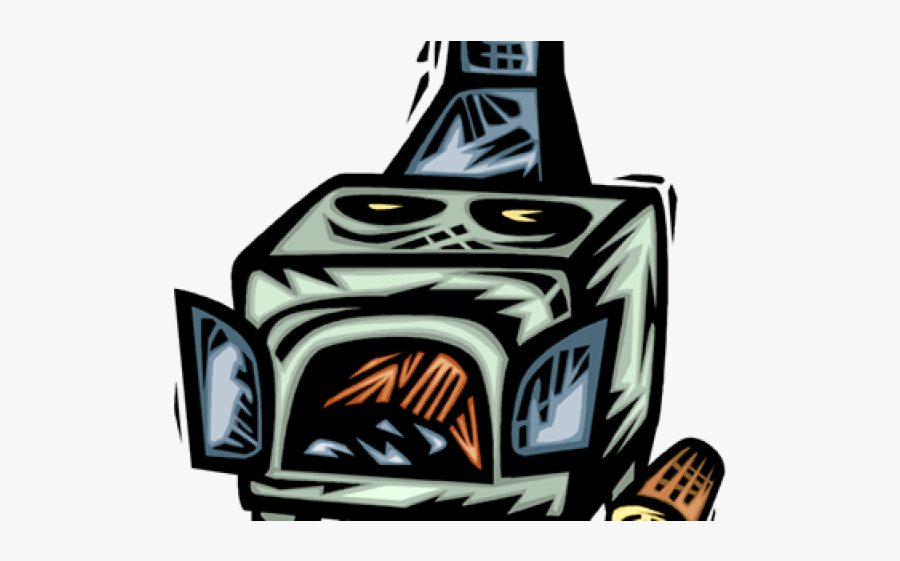 Wood-burning Fireplace Cliparts - Wood Stove Clip Art, Transparent Clipart