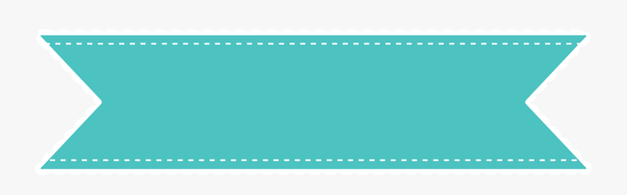 Ribbon Clipart Mint Green - Liston Png, Transparent Clipart