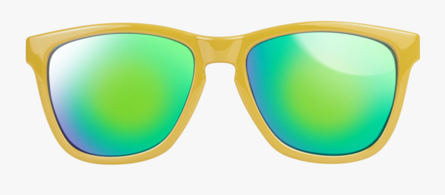 Green Glasses Png - Reflection, Transparent Clipart