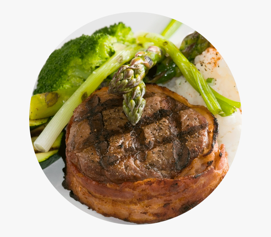 Clip Art Bacon Wrapped - Bacon Wrapped Beef Tenderloin Nutrition, Transparent Clipart