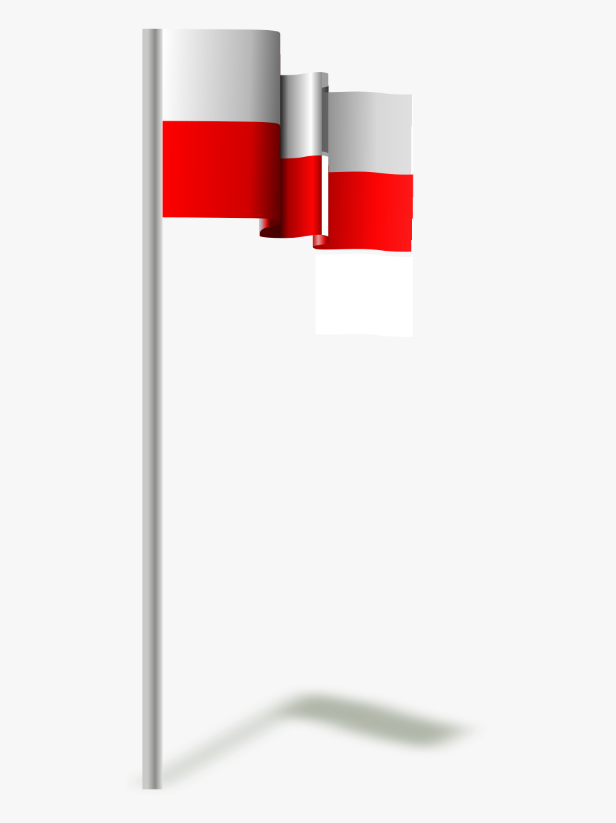 Polish Flag No Background, Transparent Clipart