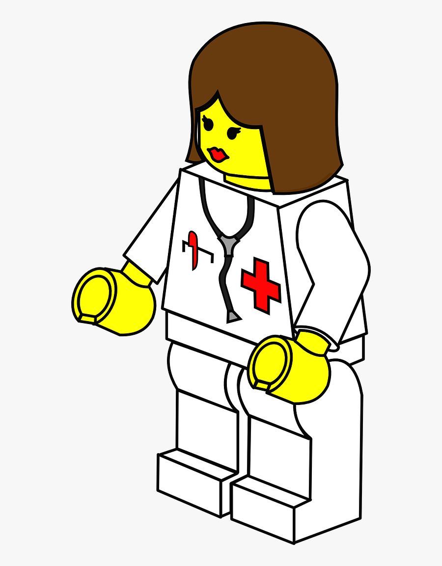 Doctor Female Lego - Lego Clipart, Transparent Clipart
