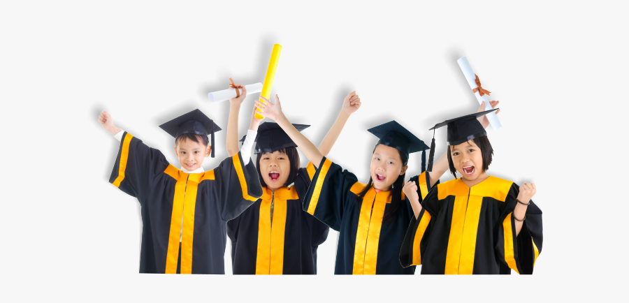 Kids Transparent Graduation - Graduation Children Png, Transparent Clipart