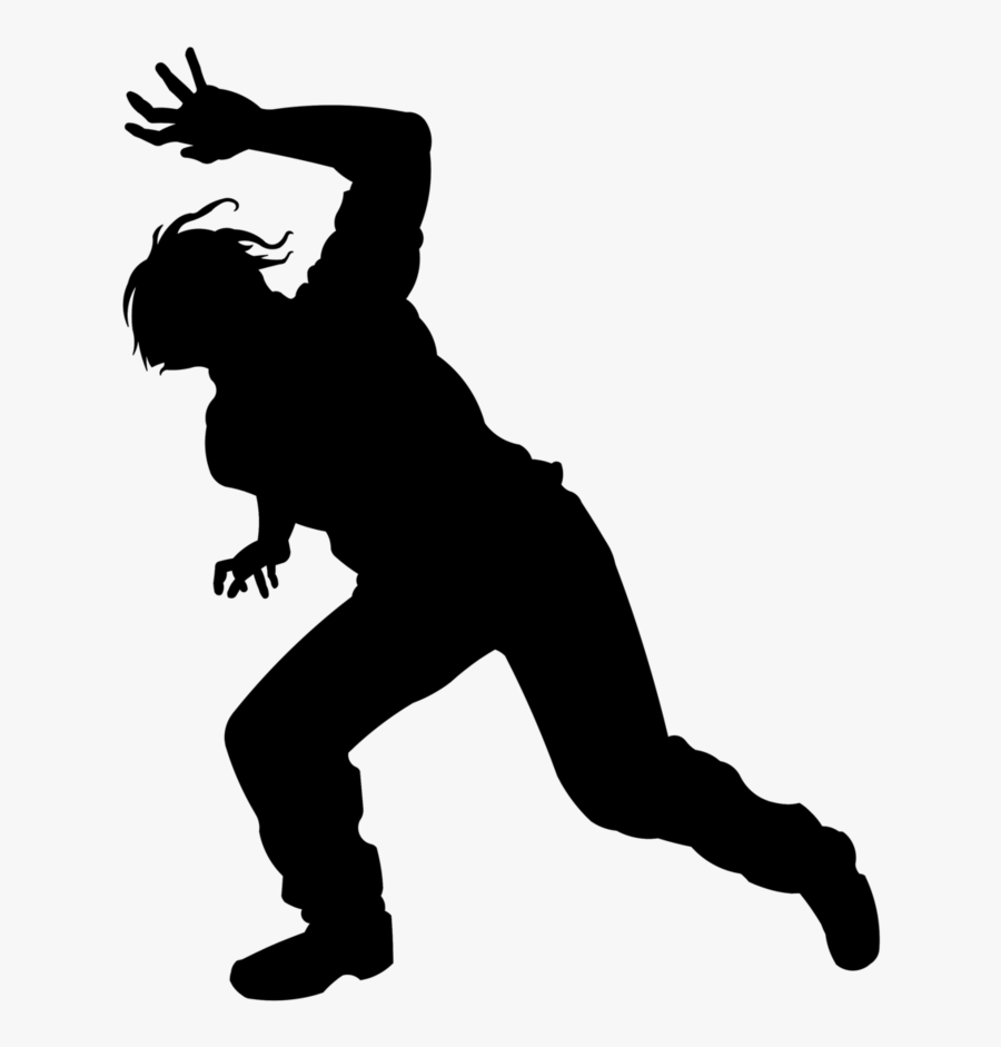 Running Man By Miraclepng - Silhouette, Transparent Clipart