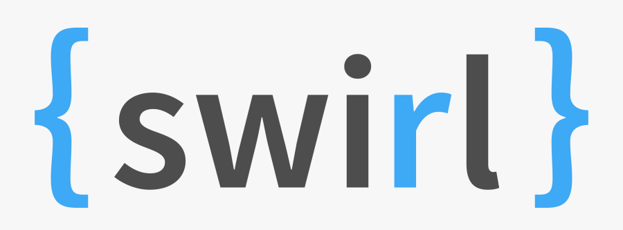Learn R, In R - Swirl R, Transparent Clipart