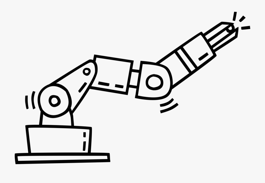 Robot Arm Vector Png, Transparent Clipart