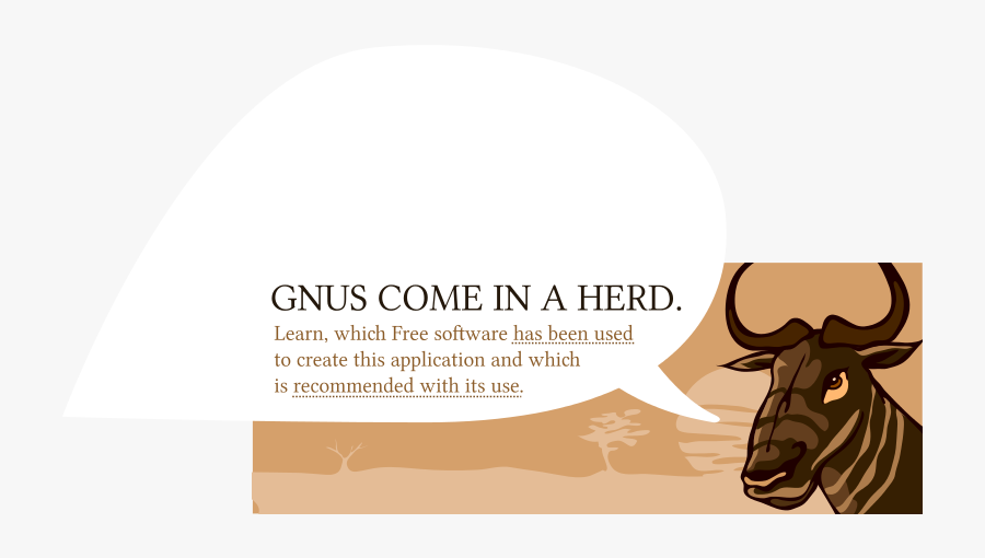 Gnu Speaking - Herd Of Gnus, Transparent Clipart