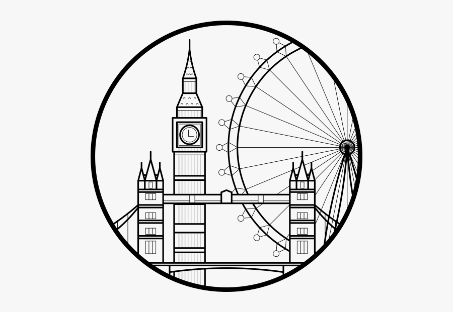 Collection Of Eye - London Eye Easy Drawing, Transparent Clipart