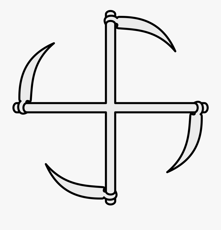 Open Clipart , Png Download - Kaszáskereszt, Transparent Clipart