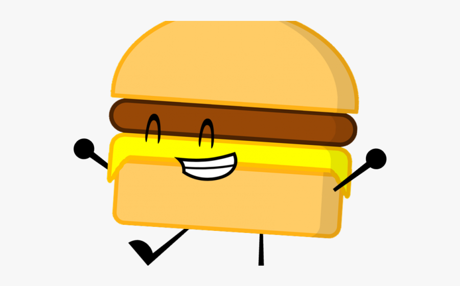 Burger Clipart Bfdi - Bfdi Hamburger, Transparent Clipart