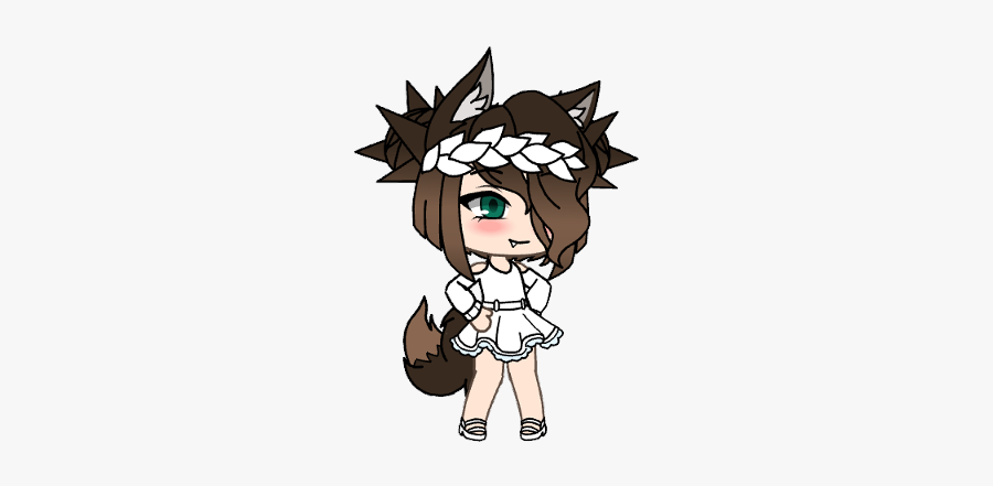 #freetoedit #freetoremix #gachalife #gacha #girl #brownhair - Cartoon, Transparent Clipart