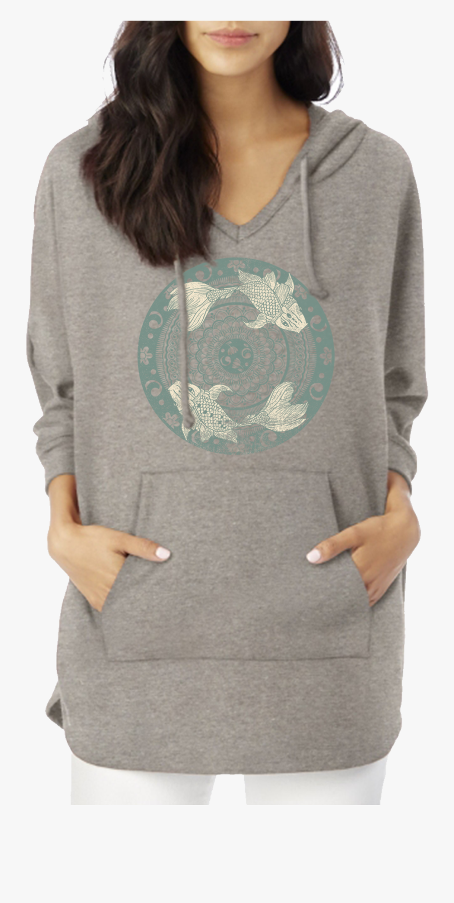 Transparent Koi Fish Png - Hoodie, Transparent Clipart