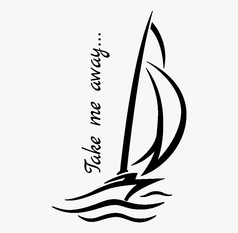 Sticker Emmenemoi Ambiance Sticker Bath Takemeaway - Jacht, Transparent Clipart