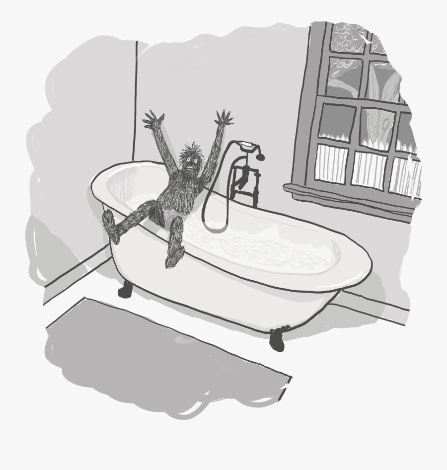 Bathroom Illustration - Illustration, Transparent Clipart