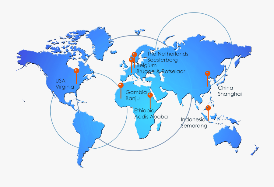 World Map, Transparent Clipart