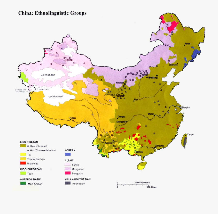 Clip Art Han Chinese Wikipedia - China Ethnolinguistic Groups, Transparent Clipart