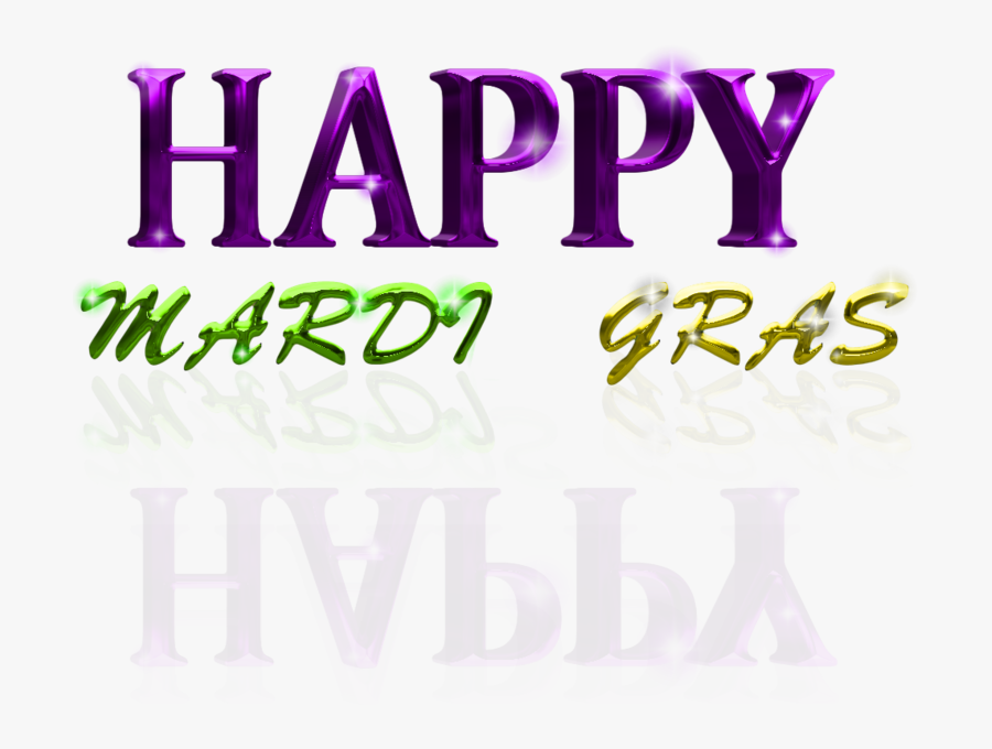 Transparent Mardi Gras Png - Calligraphy, Transparent Clipart