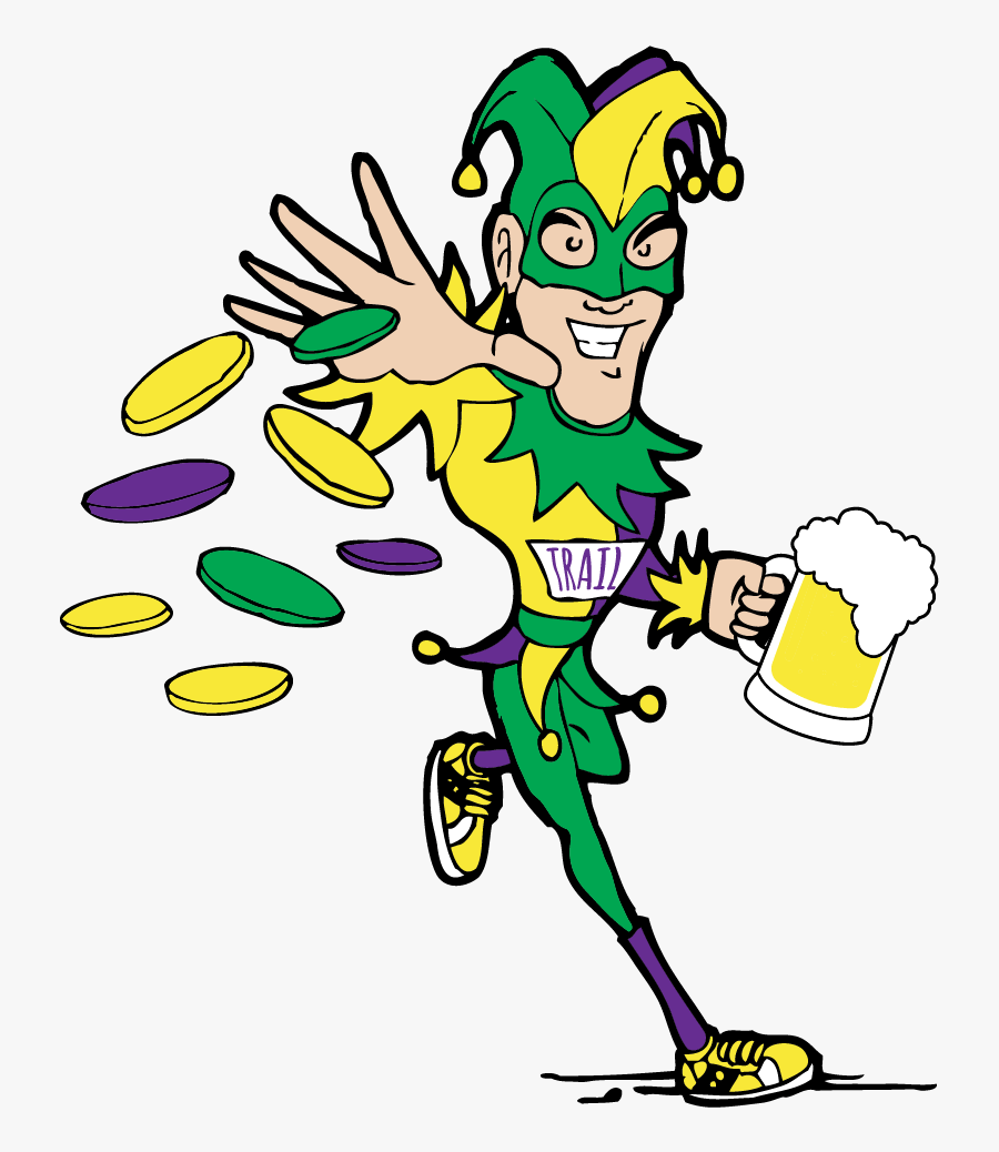 March Clipart Person - Happy Mardi Gras 2019, Transparent Clipart