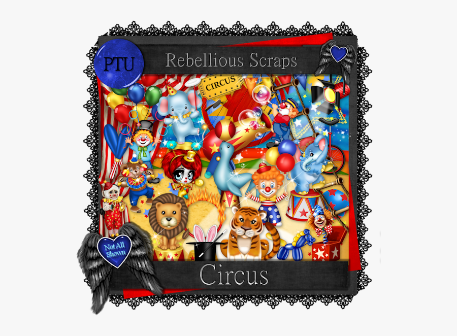 Circus Scrap Kits, Transparent Clipart