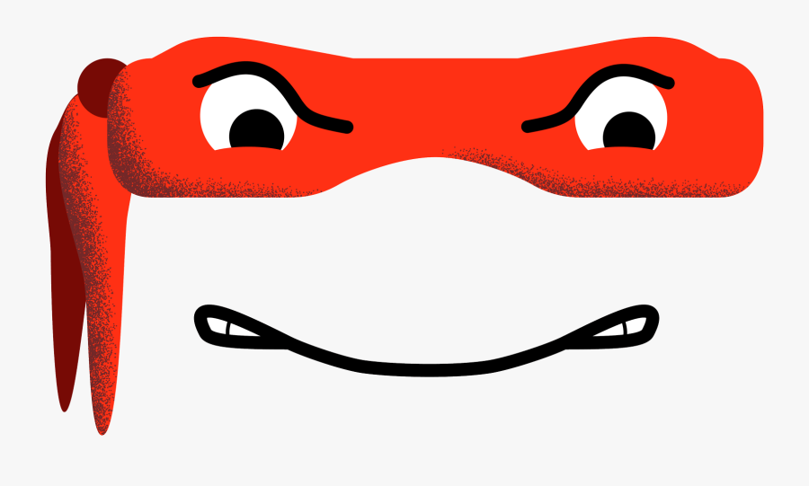 Ninja Turtles Mask Sticker By Giacomo Ce For Ios Android - Ninja Turtles Mask Clipart, Transparent Clipart