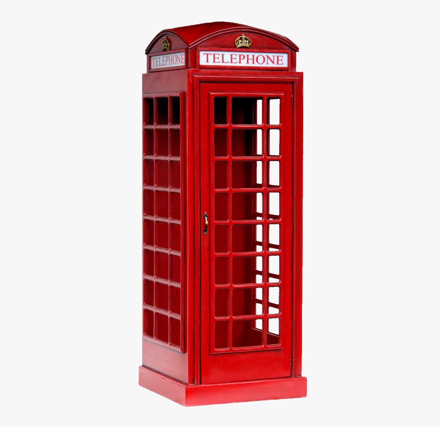 Transparent Telephone Booth Clipart - British Telephone Booth Cartoon, Transparent Clipart
