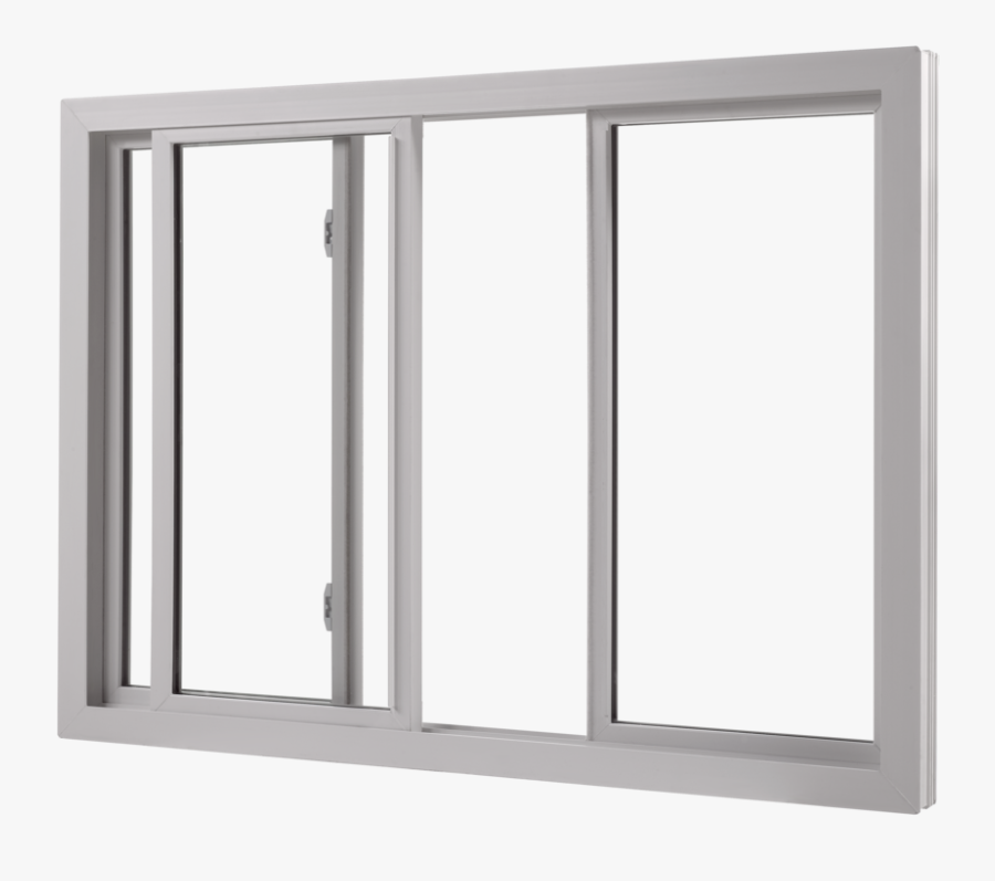 Wallside Windows Center Vent Sliding Window - Window, Transparent Clipart
