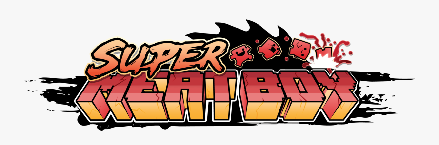 Super Meat Boy Logo Png, Transparent Clipart
