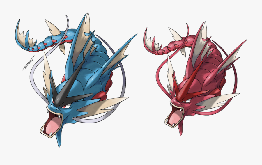 Clipart Library Library Gyarados Drawing Epic - Mega Gyarados Shiny Png, Transparent Clipart