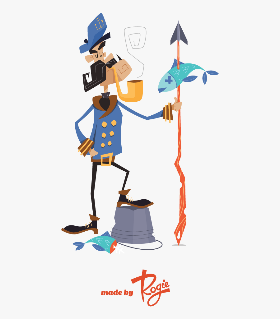 Seacaptain - Illustration, Transparent Clipart