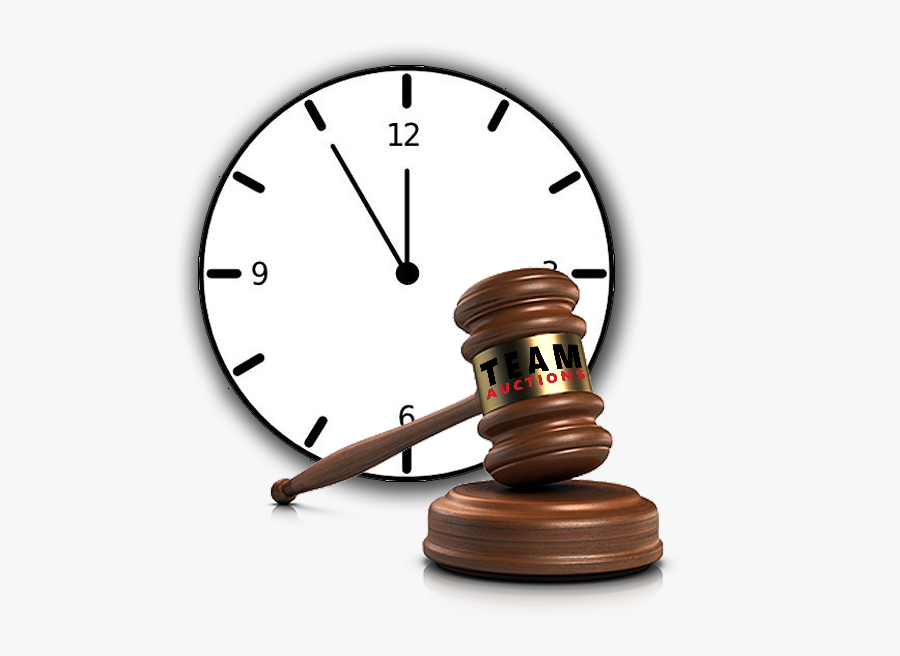Auction Gavel Png - Transparent Background Clock Png, Transparent Clipart