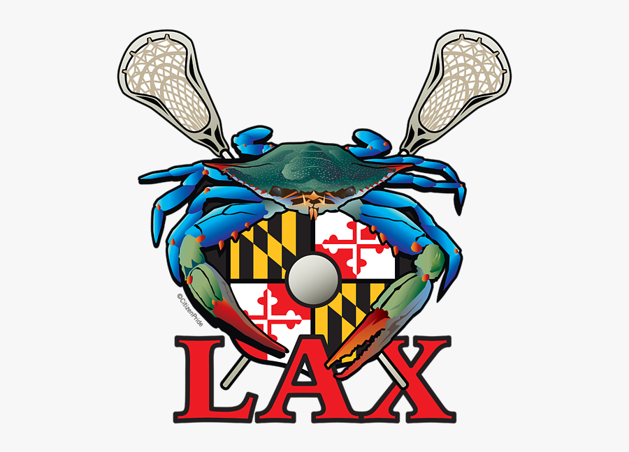 Bleed Area May Not Be Visible - Maryland Blue Crab Logo, Transparent Clipart