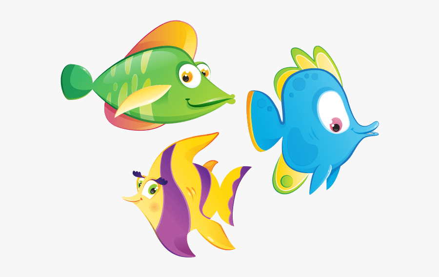 Pesciolini Colorati Per Bambini Clipart , Png Download - Pesciolini Png, Transparent Clipart