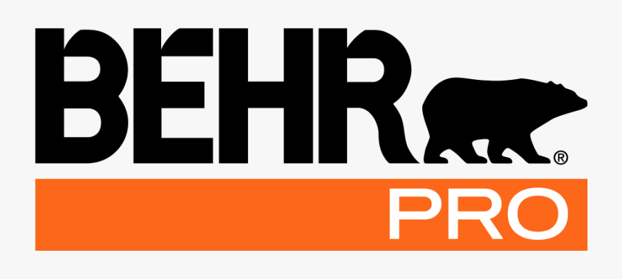 Professional Clipart Product Demonstration - Behr Pro Logo, Transparent Clipart