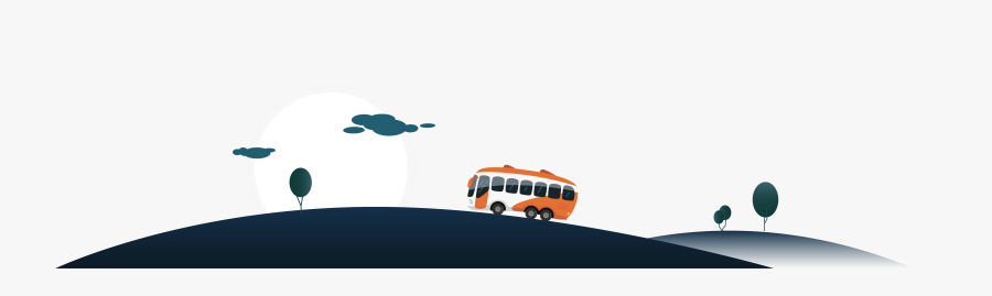 Bus, Transparent Clipart
