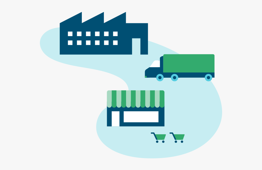 Linking Stores And Dc"s - Graphic Design, Transparent Clipart