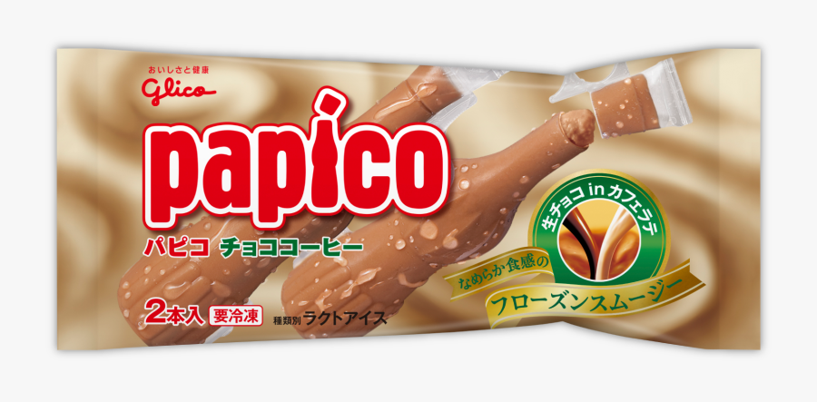 Top Convenience Store Ice Cream - グリコ パピコ チョコ コーヒー, Transparent Clipart
