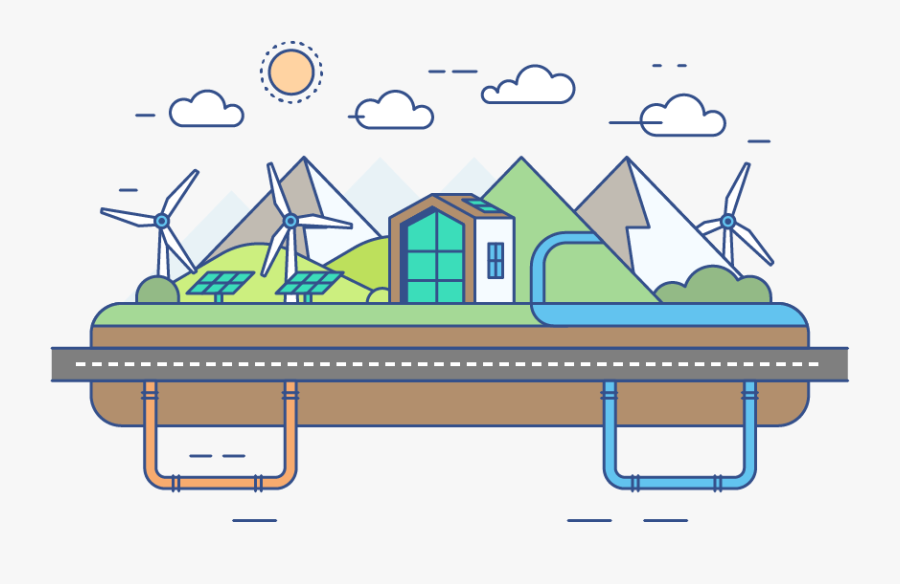 Home Or Office Saving Energy Is Better Drawing Done, Transparent Clipart