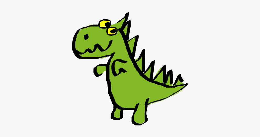Dino Cartoon, Transparent Clipart